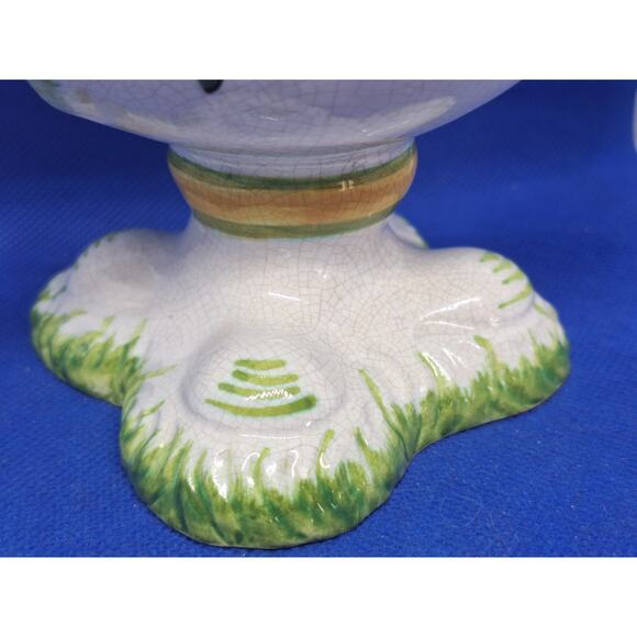 Jay Willfred Footed Seashell Rare Pattern! Made In Italy 1995- Bright & Cheery! - Picture 9 of 12